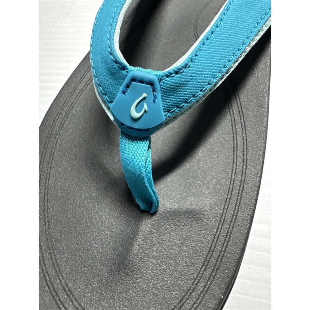 Olukai Women’s Punua Flip Flops Sandals Kai Blue Dark Shadow Sz 11 NWT - Picture 6 of 7